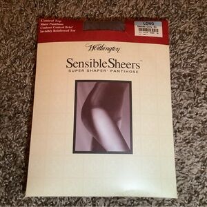 JCPenney Worthington sensible sheers pantyhose, color smoke grey, size: Long